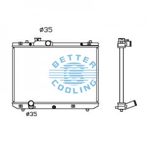 All Aluminum Radiator For Toyota Sienna  At Dpi:2682