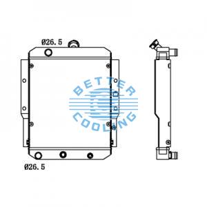 All Aluminum Radiator For Ford  Dpi: