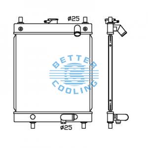 All Aluminum Radiator For Bluebird / International  3000, 3600, 3800 Bus, 4700, 4800, 4900 Series, 4954 
With Dt466 Engine And T444 Engine
96-02 Dpi: