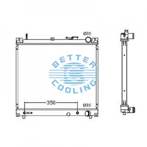 All Aluminum Radiator For Cm Pc 240-8 Dpi: