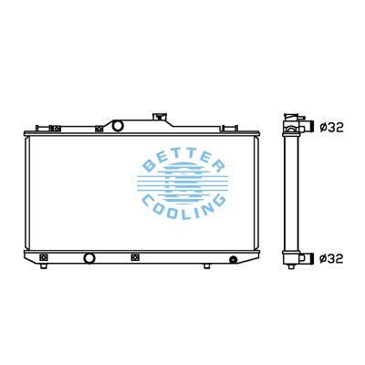 All Aluminum Radiator For Toyota Corolla Dx/geo Prizm  Mt Dpi:1409