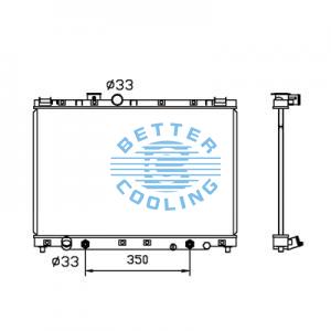 All Aluminum Radiator For Nissan Nissan Mt Dpi: