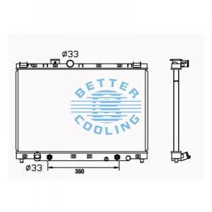 All Aluminum Radiator For Suzuki Escudo  At Dpi:2087