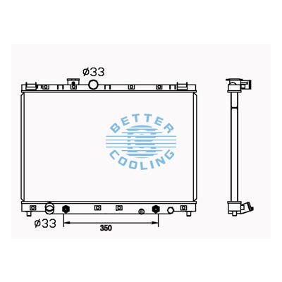 All Aluminum Radiator For Toyota Toyota  At Dpi: