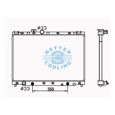 All Aluminum Radiator For Toyota Toyota  At Dpi: