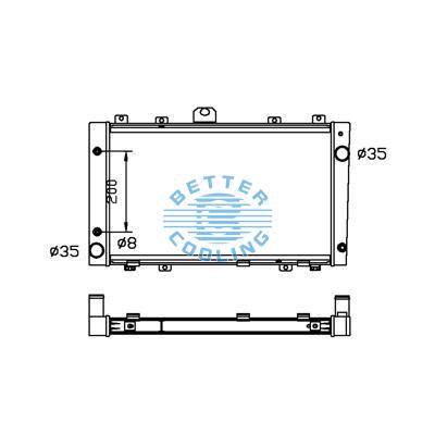 All Aluminum Radiator For Toyota Toyota  At Dpi: