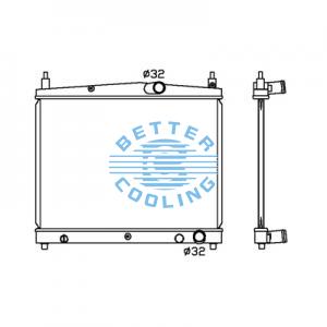 All Aluminum Radiator For Toyota Toyota  At Dpi: