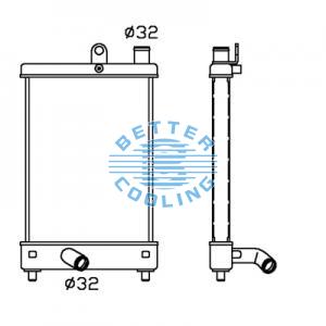 All Aluminum Radiator For Forklift  Dpi: