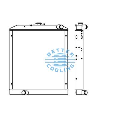 All Aluminum Radiator For Toyota  Dpi: