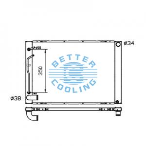 All Aluminum Radiator For Cm Pc 240-8 Dpi: