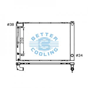 All Aluminum Radiator For Nissan Datsun Truck  At Dpi: