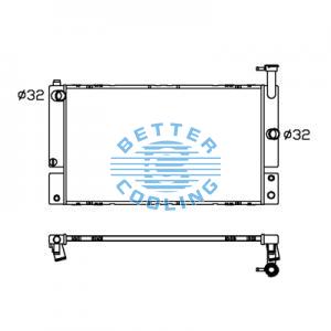 All Aluminum Radiator For Toyota Camry/solara Dpi:1909