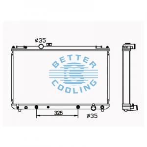 All Aluminum Radiator For Nissan Skyline  At Dpi: