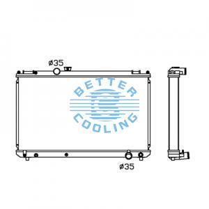 All Aluminum Radiator For Isuzu Light Truck  Mt Dpi:
