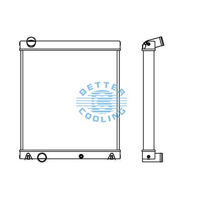 All Aluminum Radiator For Toyota Toyota  Mt Dpi: