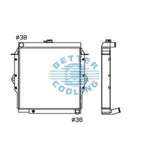 All Aluminum Radiator For Cm Hit Zaxis 200-3 Dpi: