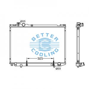 All Aluminum Radiator For Tc Trail Car Dpi: