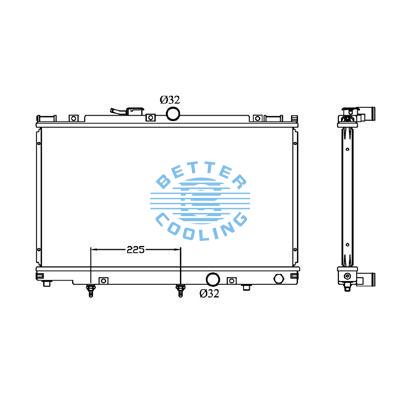 All Aluminum Radiator For Toyota Corolla  At Dpi:2198