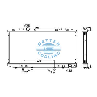 All Aluminum Radiator For Toyota Celica  At Dpi: