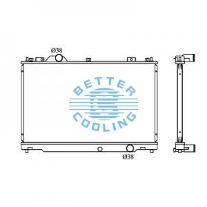 All Aluminum Radiator For Audi A8/s8 V6 1.2l 04-10 Mt Dpi:2726