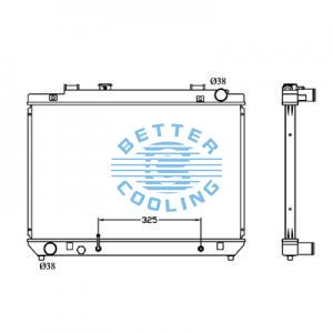 All Aluminum Radiator For Cm Pc 40-7 Dpi: