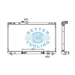 All Aluminum Radiator For Cm Sh 210 Dpi:
