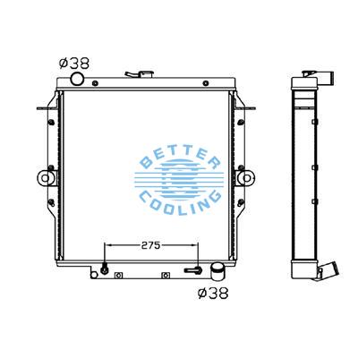 All Aluminum Radiator For Toyota Toyota  At Dpi: