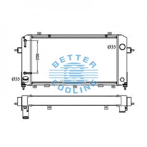 All Aluminum Radiator For Bmw Bmw Mini  Dpi: