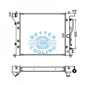 All Aluminum Radiator For Toyota Crown  At Dpi: