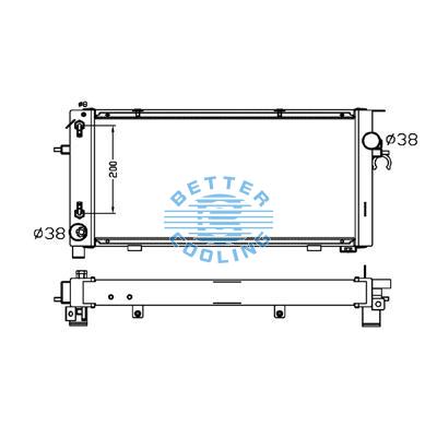 All Aluminum Radiator For Toyota Toyota  At Dpi:
