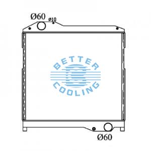 All Aluminum Radiator For Toyota Lift  At Dpi: