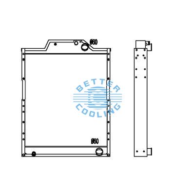 All Aluminum Radiator For Dongfeng  Dpi: