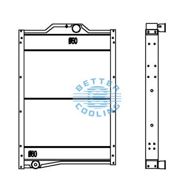 All Aluminum Radiator For Dongfeng  Dpi: