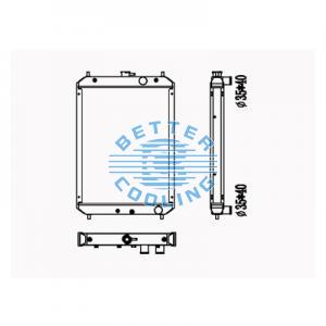 All Aluminum Radiator For Mitsubishi Galant/legnum  At Dpi: