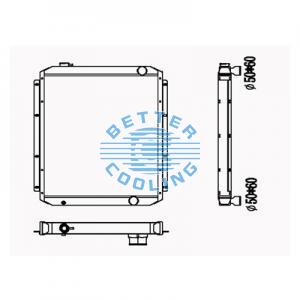 All Aluminum Radiator For Dongfeng  Dpi: