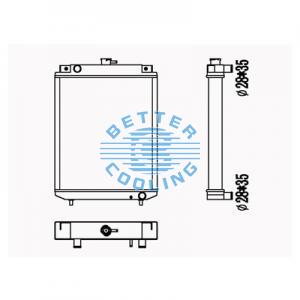 All Aluminum Radiator For Toyota Corolla Dx/geo Prizm  At Dpi:1409