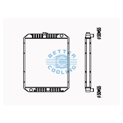 All Aluminum Radiator For Cm Pc 200-5 Dpi: