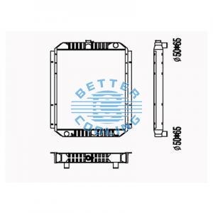All Aluminum Radiator For Cm Pc 40-7 Dpi: