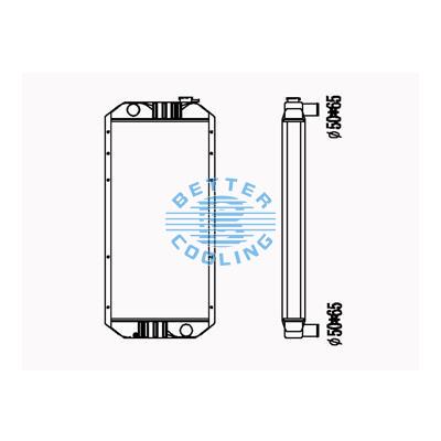 All Aluminum Radiator For Cm E 320c Dpi:
