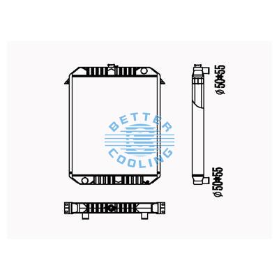 All Aluminum Radiator For Cm Sk  200-6e Dpi: