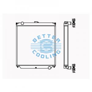 All Aluminum Radiator For Chrysler Caravan/grand Caravan Dpi:2336