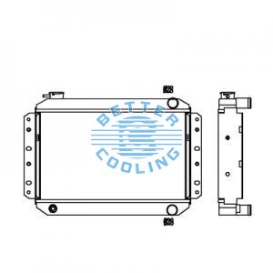 All Aluminum Radiator For Toyota Hiace  Petrol  Mt Dpi: