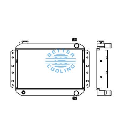 All Aluminum Radiator For Cm Pc 30-8 Dpi: