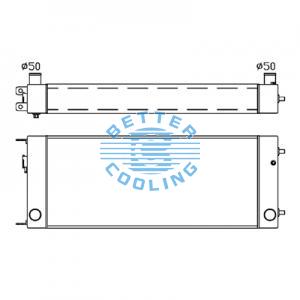 All Aluminum Radiator For Toyota Lexus Lx450  At Dpi: