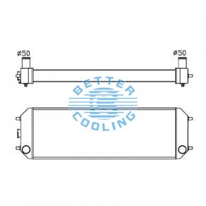 All Aluminum Radiator For Toyota Lancer/mirage Dpi: