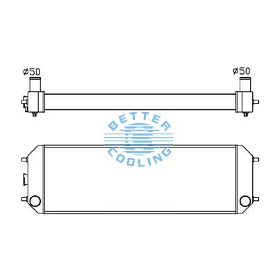 All Aluminum Radiator For Cm Zax 240 Dpi: