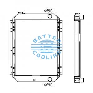 All Aluminum Radiator For Bmw 545i Dpi:2860