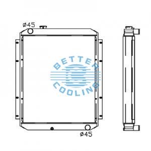 All Aluminum Radiator For Nissan Sunny/entra B13  At Dpi:1152