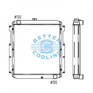 All Aluminum Radiator For Chrysler Caravan/grand Caravan Dpi: