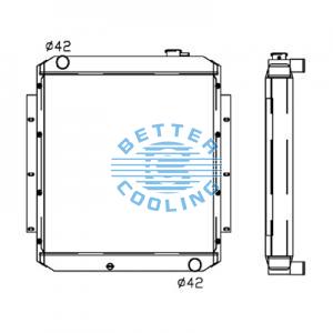 All Aluminum Radiator For Nissan Nissan Mt Dpi: